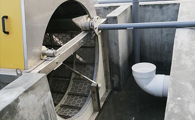 Aquaculture Water Rotary Drum Filter For Fish And Shrimp Equip RAS System manufacture