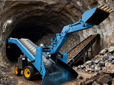How much efficiency gap between top-hammer and DTH drilling machines in granite