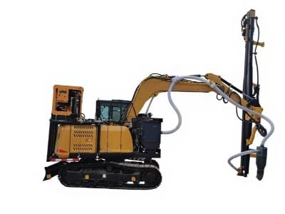 Does outrigger stability prevent deviation when drilling inclined holes