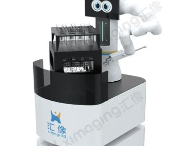 Custom-made laboratory robot: full area coverage,ultimately reachable HelenX;