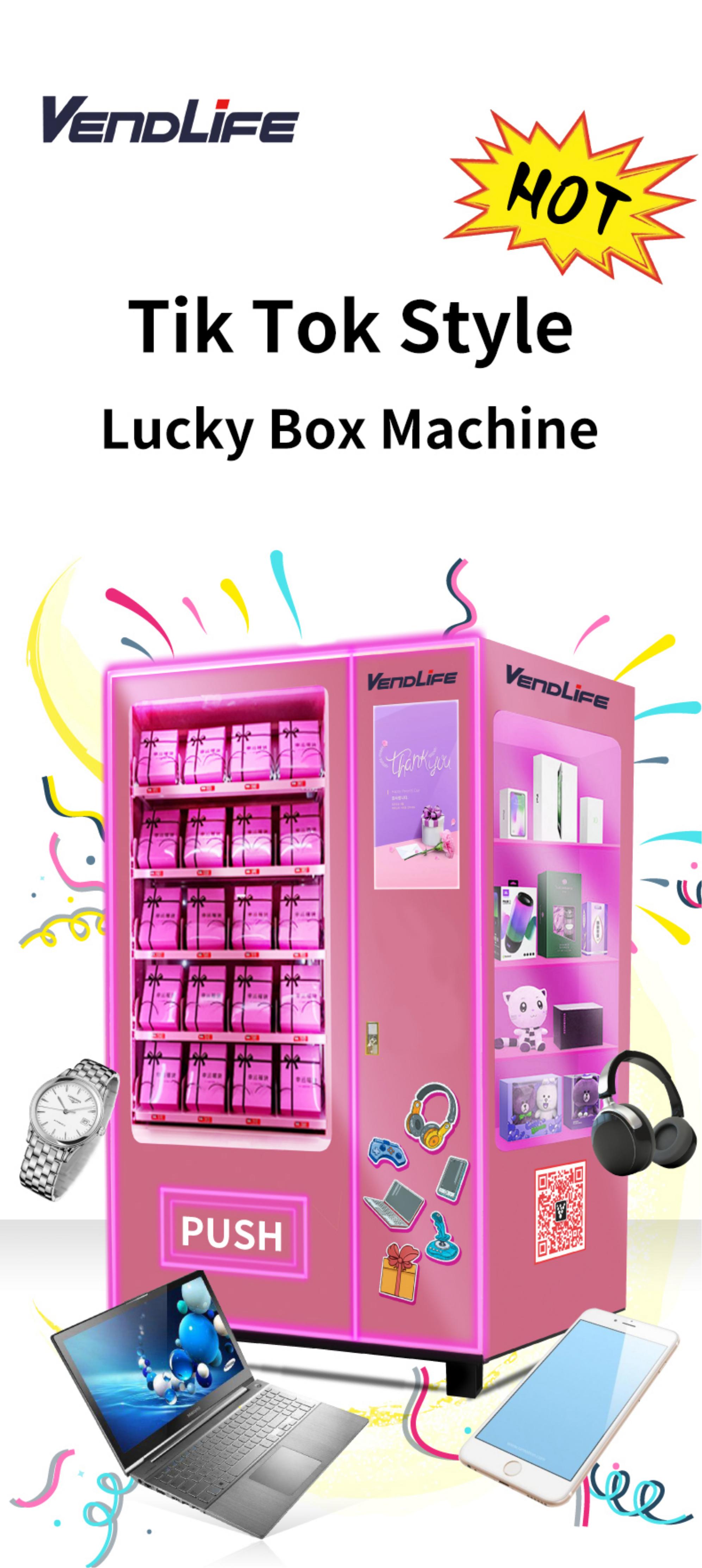 Cosmetic Hair Make Up Beauty Hair Cologne Perfume spray Vending Machines Skin Care Combo Gift Mystery Box Vending Machine factory