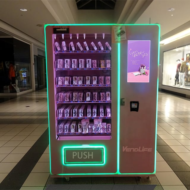 Cosmetic Hair Make Up Beauty Hair Cologne Perfume spray Vending Machines Skin Care Combo Gift Mystery Box Vending Machine factory