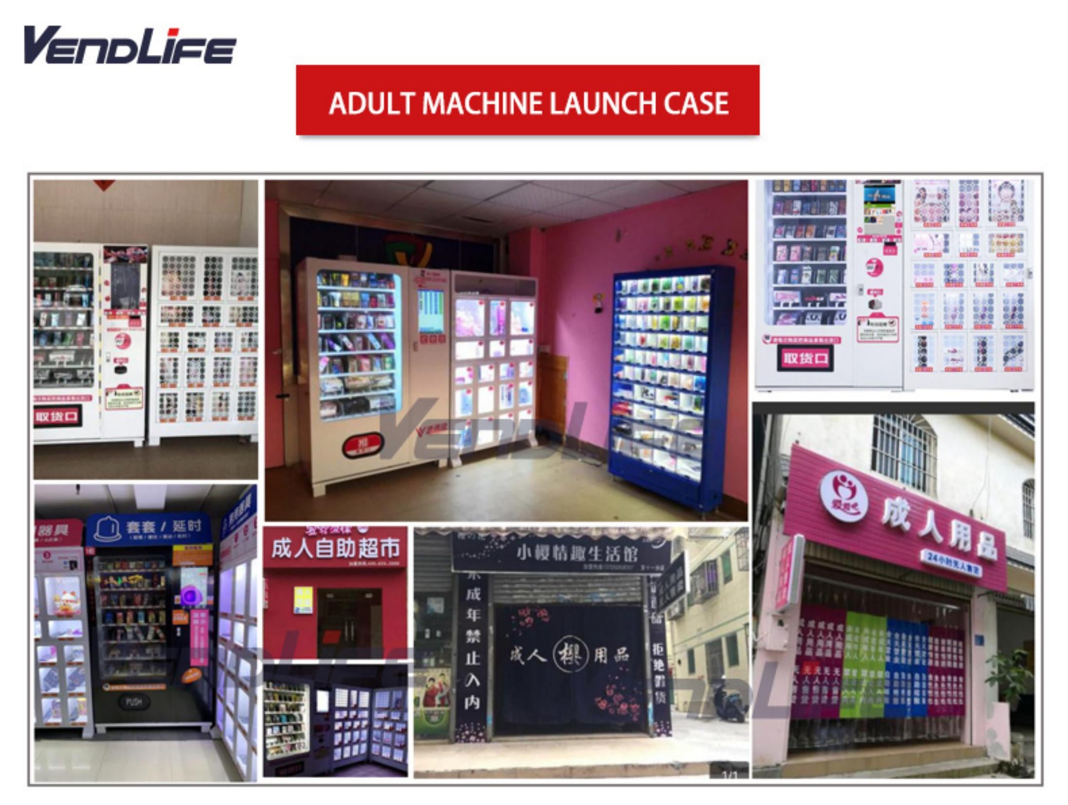 24 hours self-service adult stores Vendlife vending machine factory