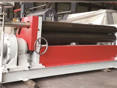 3 Roller Rolling Machine Simple Cylinder Rolling Operation Tutorial