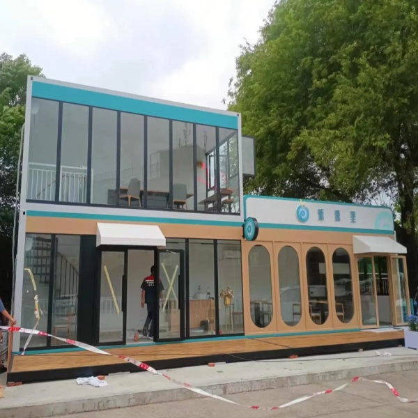 Touring a Stylish Two-Story Shipping Container Home