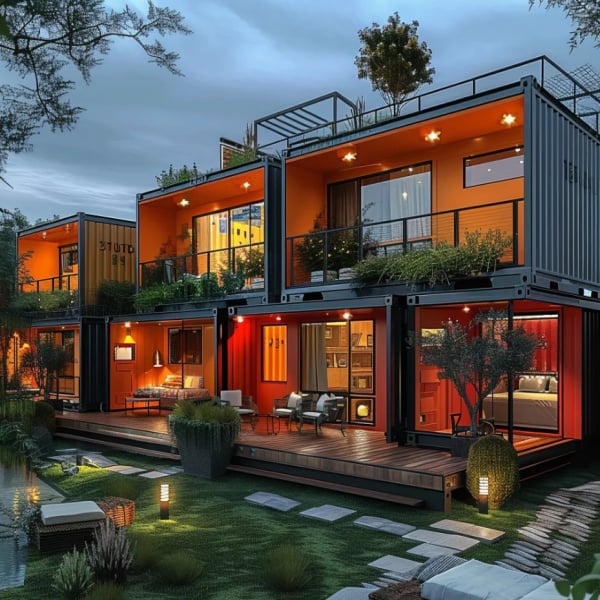 The Beauty of Two Story Container Homes