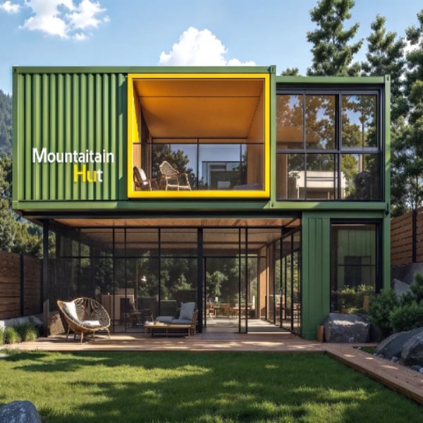 Embracing minimalist living with a functional 40 feet container house