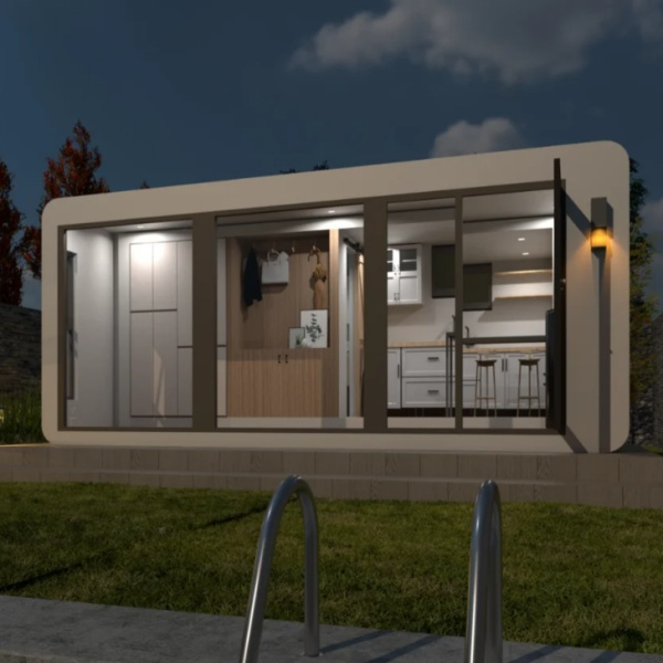 The step-by-step process of converting a shipping container into a stylish home