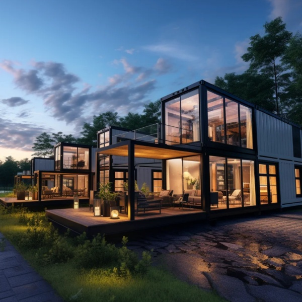 Making a statement with a 40 foot container home