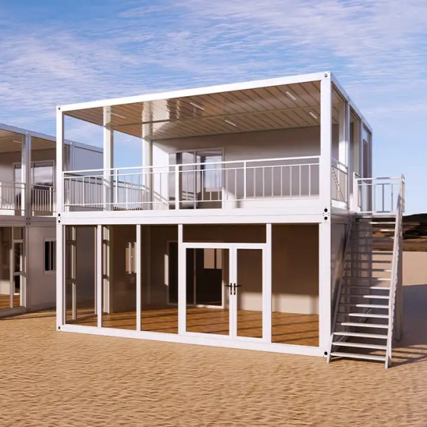Sustainable living in a 2 storey container home