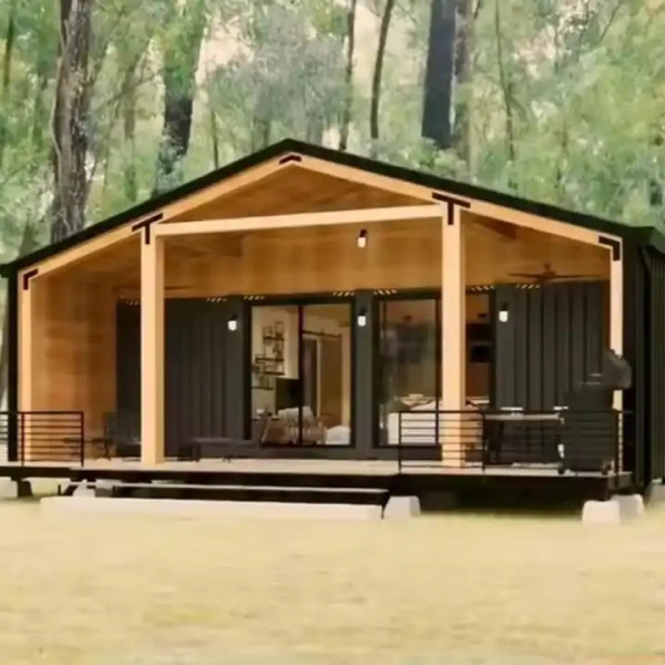 Discover the sleek and contemporary design of the 3 bedroom container home.