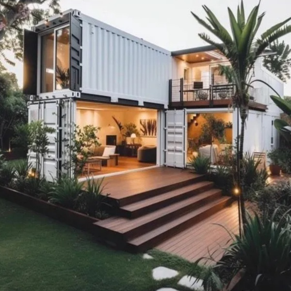 Discover the creative ways a 2 storey container house maximizes living space.