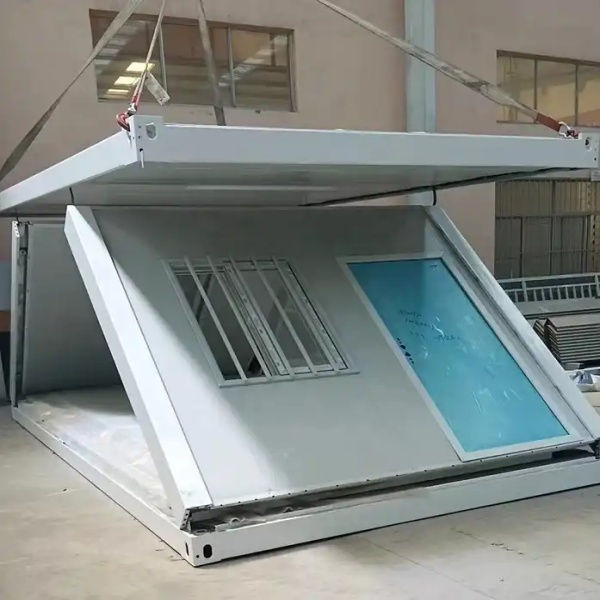 Step into the future of housing with a fold out container house.