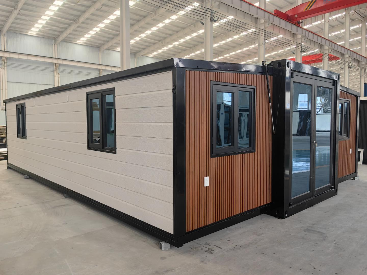product 20ft  40ft expandable container house 3 bedroom prefabricated modular home folding tiny house sandwich panel steel material-2