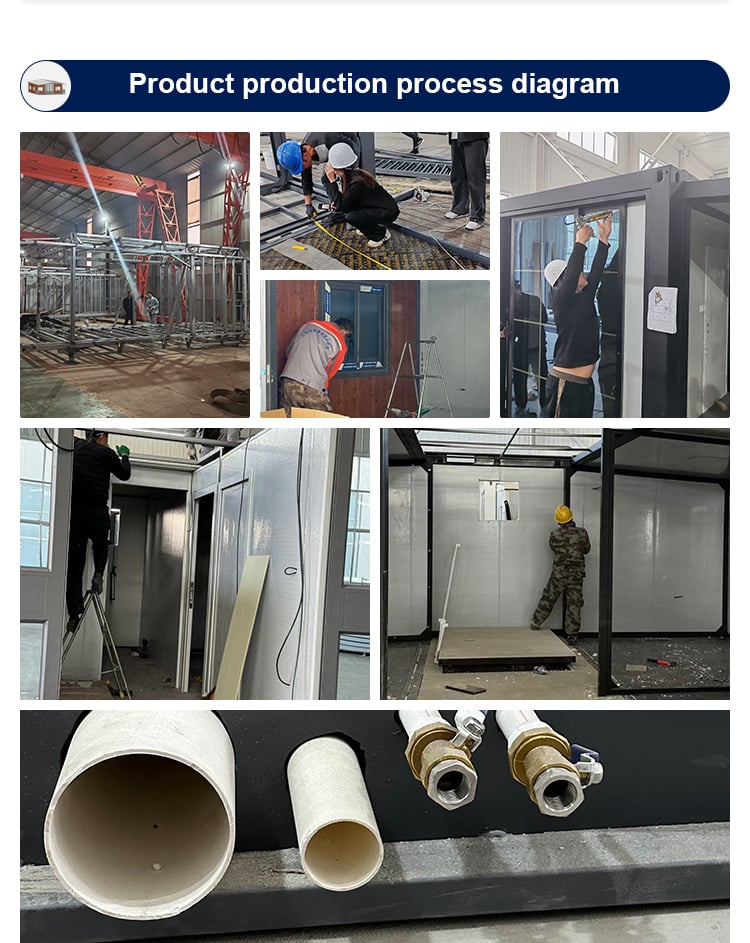 product customized 40ft prefabricated home office luxury villa hotel mobile expandable container house can with bathroom kitchen-12