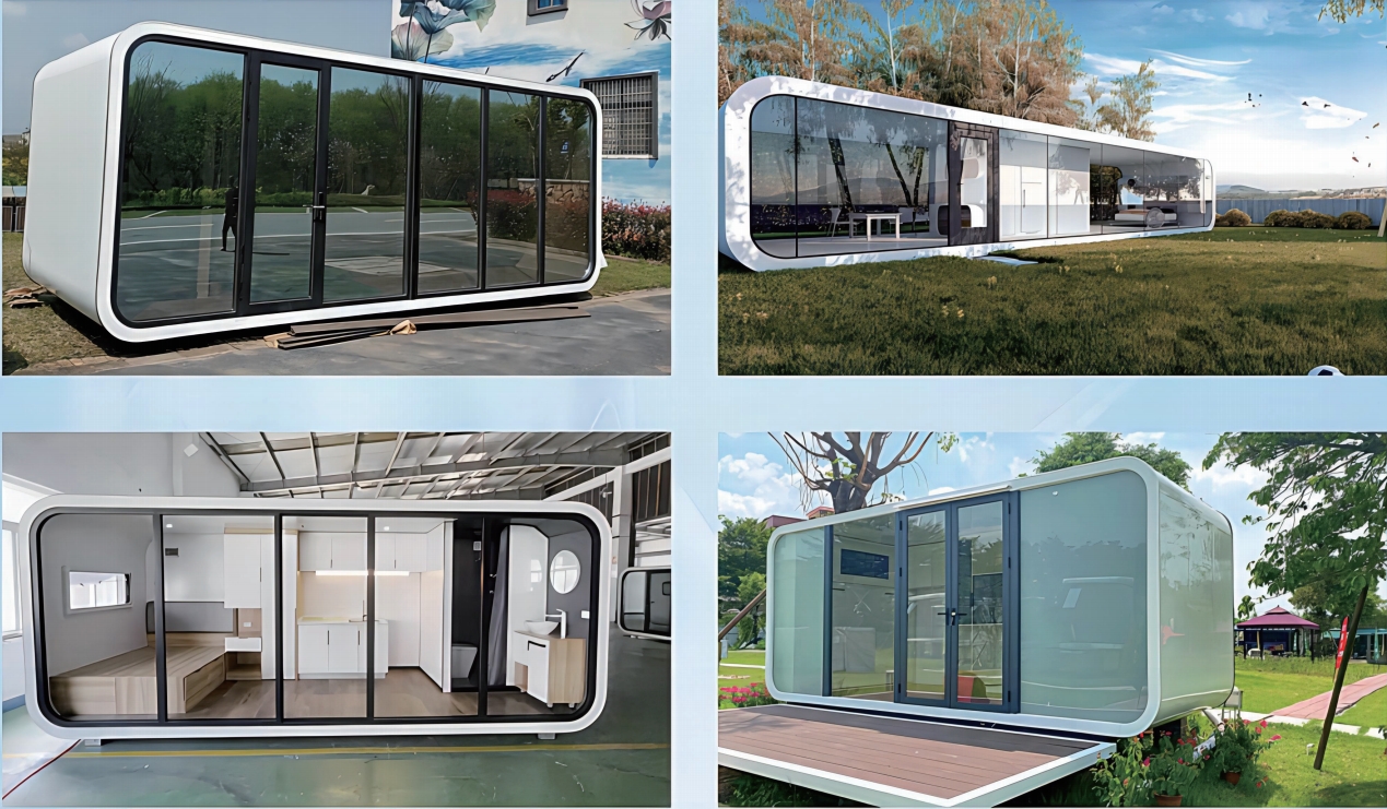 Modern Modular 20ft Pod Movable House Smart Apple Cabin Sleeping Container House manufacture