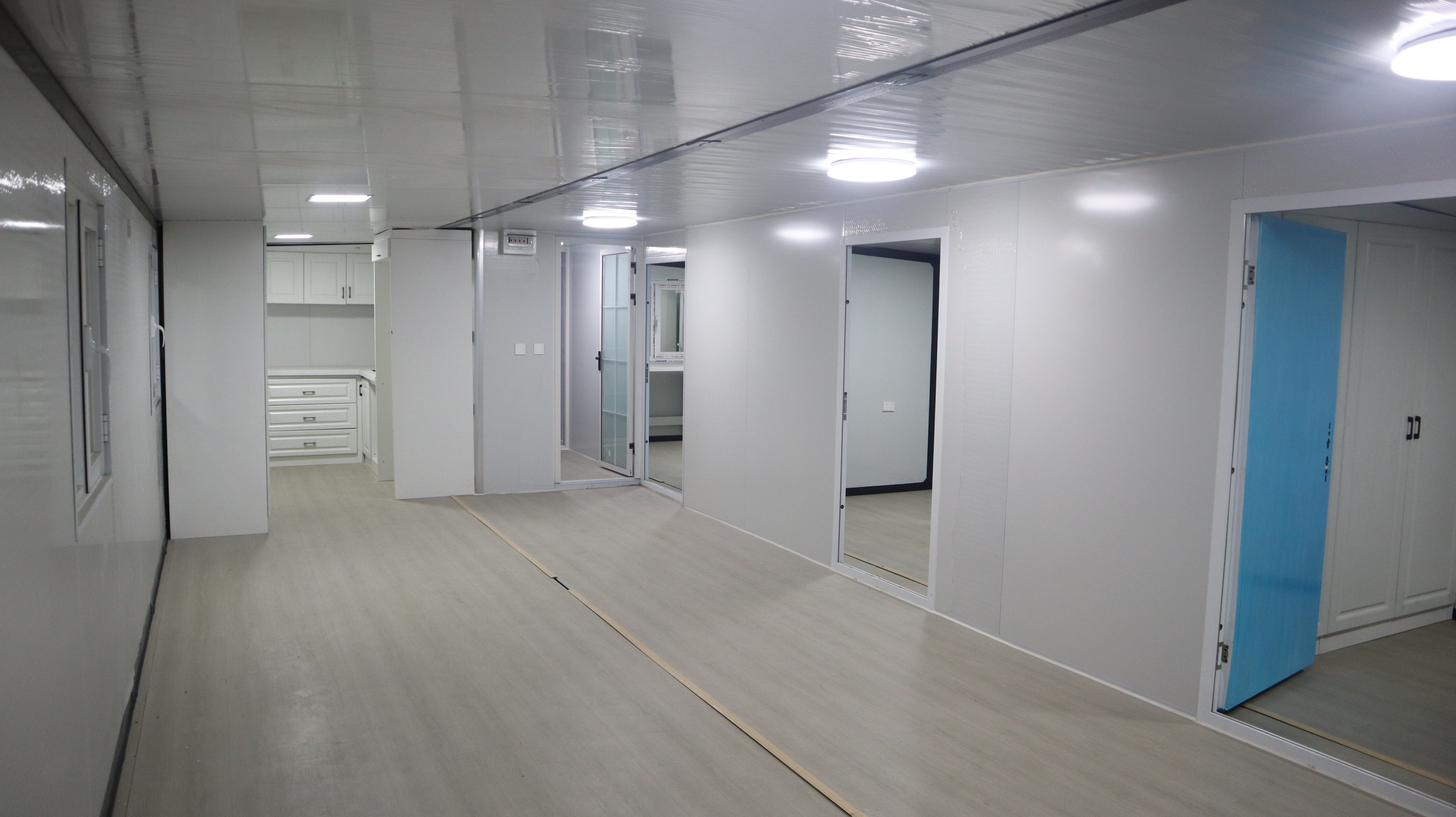 product 20ft  40ft expandable container house 3 bedroom prefabricated modular home folding tiny house sandwich panel steel material-12