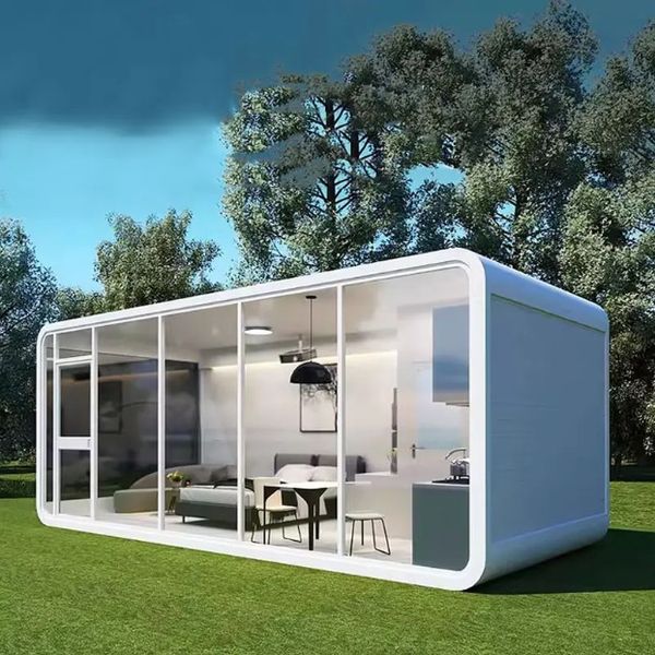 Modern Modular 20ft Pod Movable House Smart Apple Cabin Sleeping Container House details
