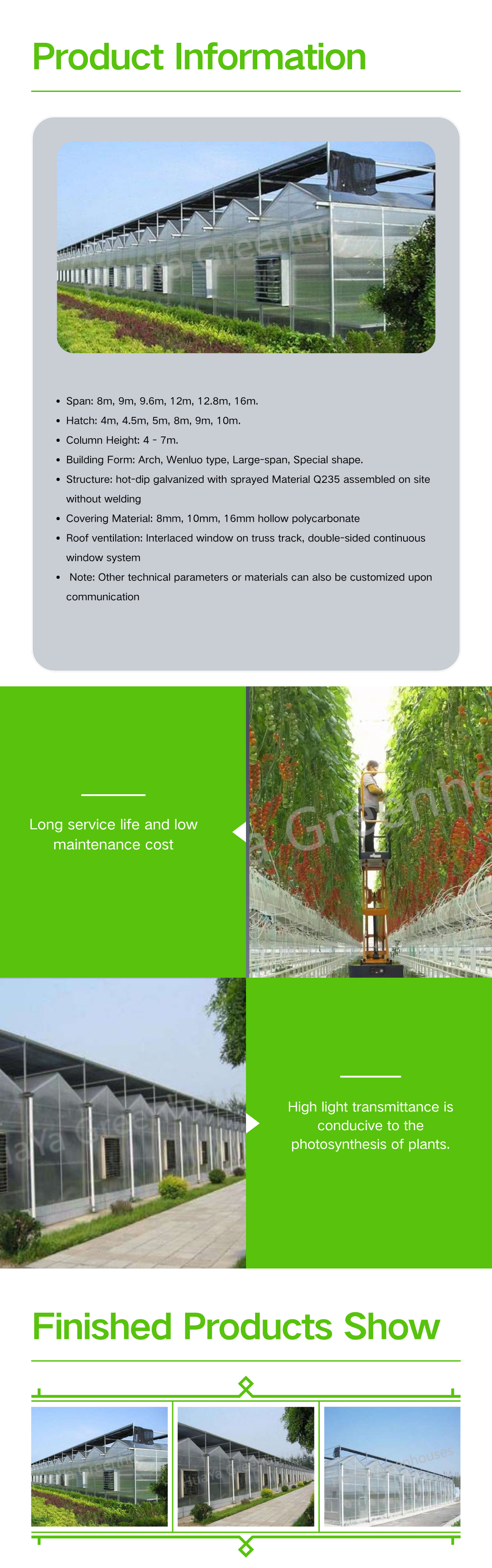 product hot dip galvanized large agricultural greenhouses q235 site welding material greenhouse sunshade-0