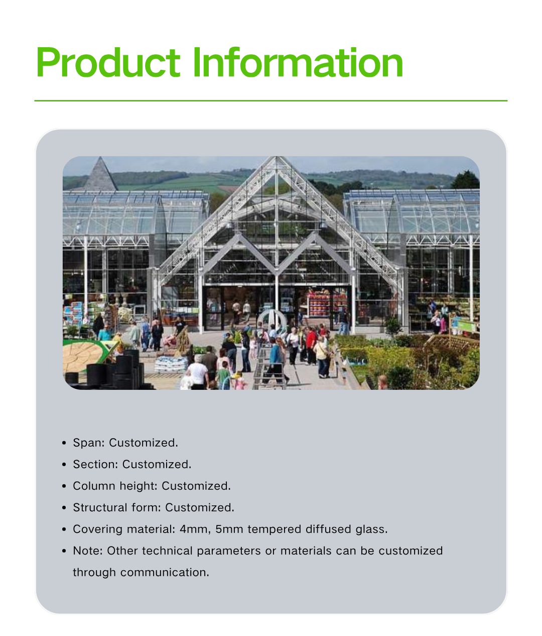 product custom special shaped greenhouse for various applications flower cultivation scientific research leisure agricultural greenhouse-0