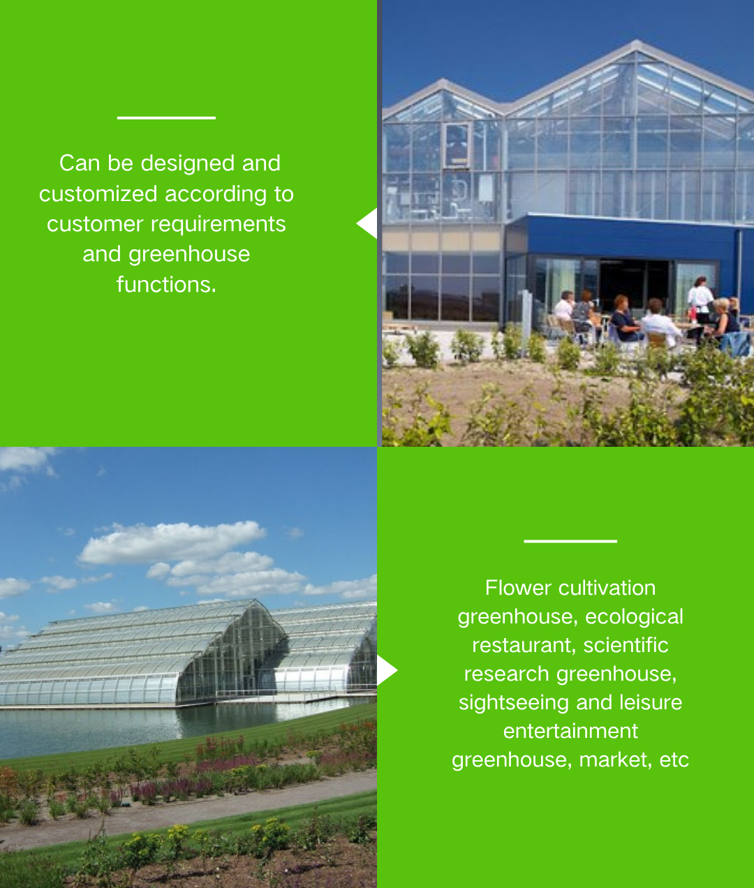 product custom special shaped greenhouse for various applications flower cultivation scientific research leisure agricultural greenhouse-1