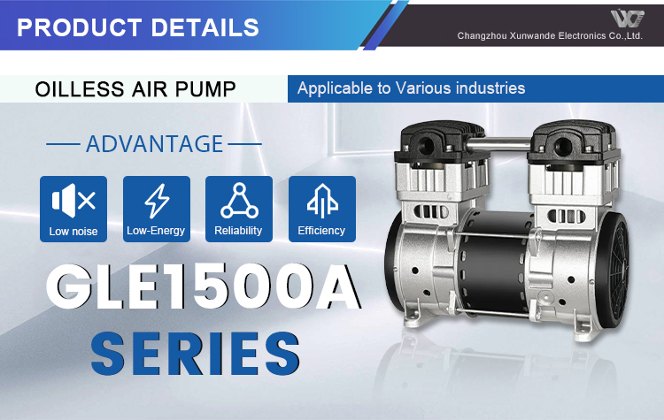 2HP High Pressure Oilless Air Compressor Pump for Dental compressor air portable industrial inflator portable factory