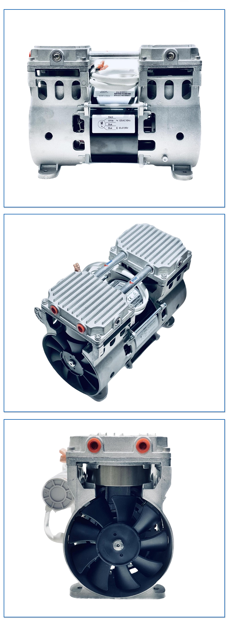 product factory hot sale oilless vacuum pump for medical suction and cleaning use-1