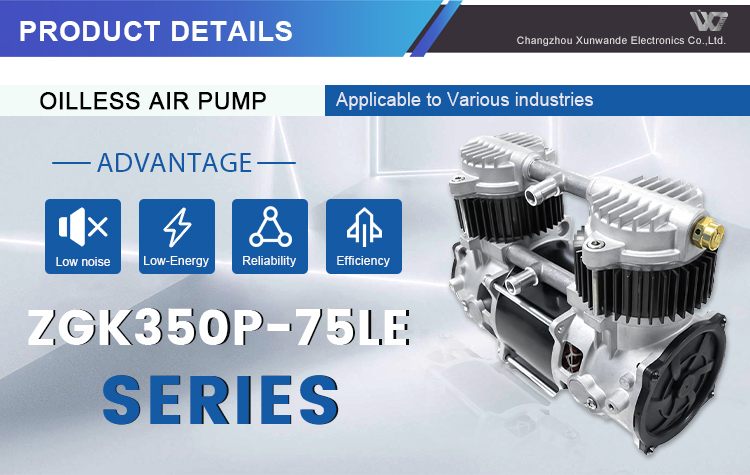 Factory Direct Selling Silent Low Energy Air Pump Oil Free Air Booster Compressor factory