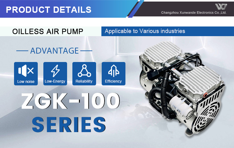 High Efficiency 100L/Min Oil Free Vacuum Pump for Vacuum Filling supplier