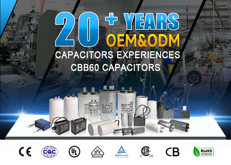 Cheap Factory Price CBB61 450V 3.0uf Film Capacitor Air Conditioner Run Capacitor details