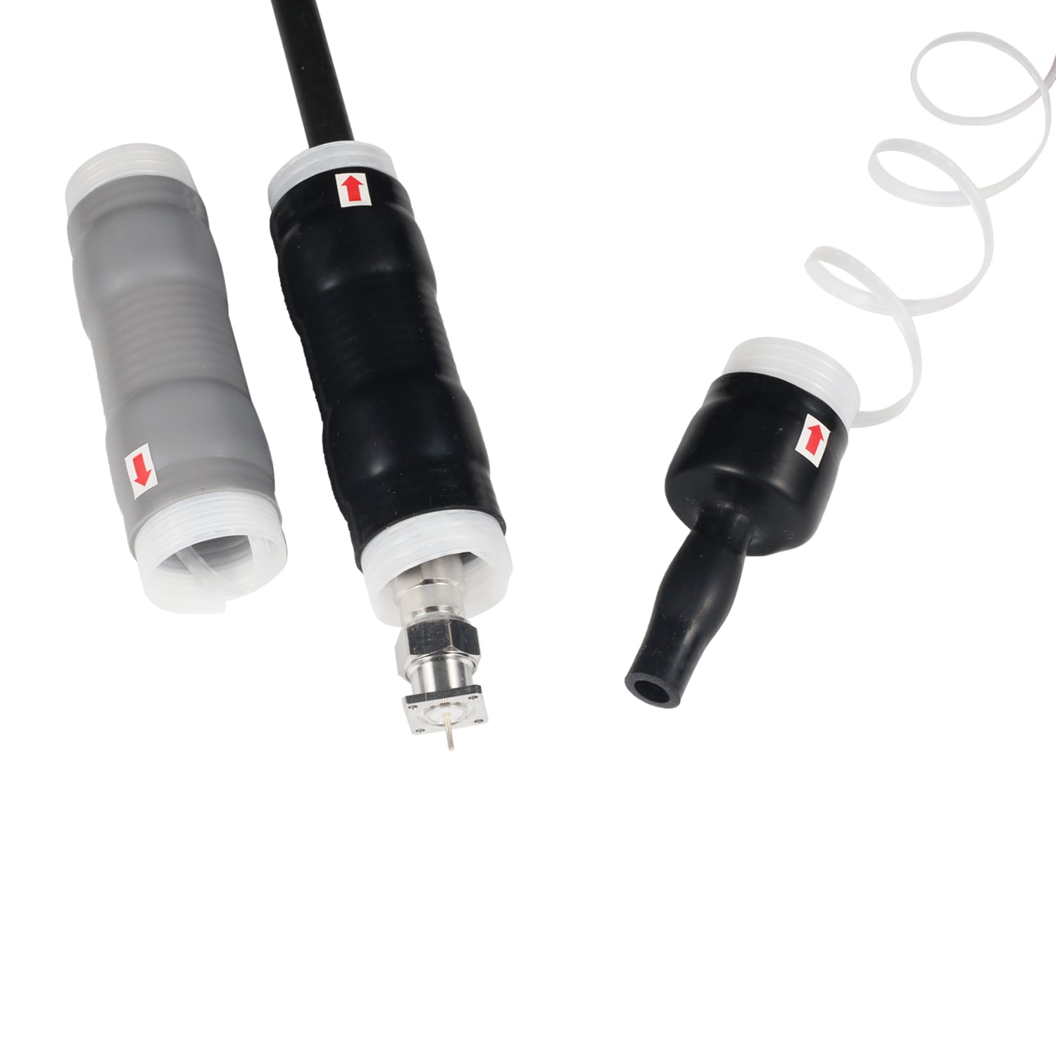 product uv resistant silicone built in mastic cold shrink tube accessories for telecom base station site-14