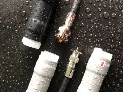 Safety advantages of cold shrink kits for high altitude construction