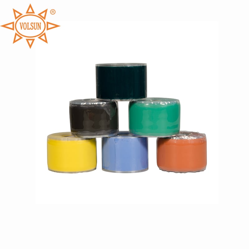 product self fusing silicone rubber tape professional black fast sealing insulation silicone self fusing tape-14