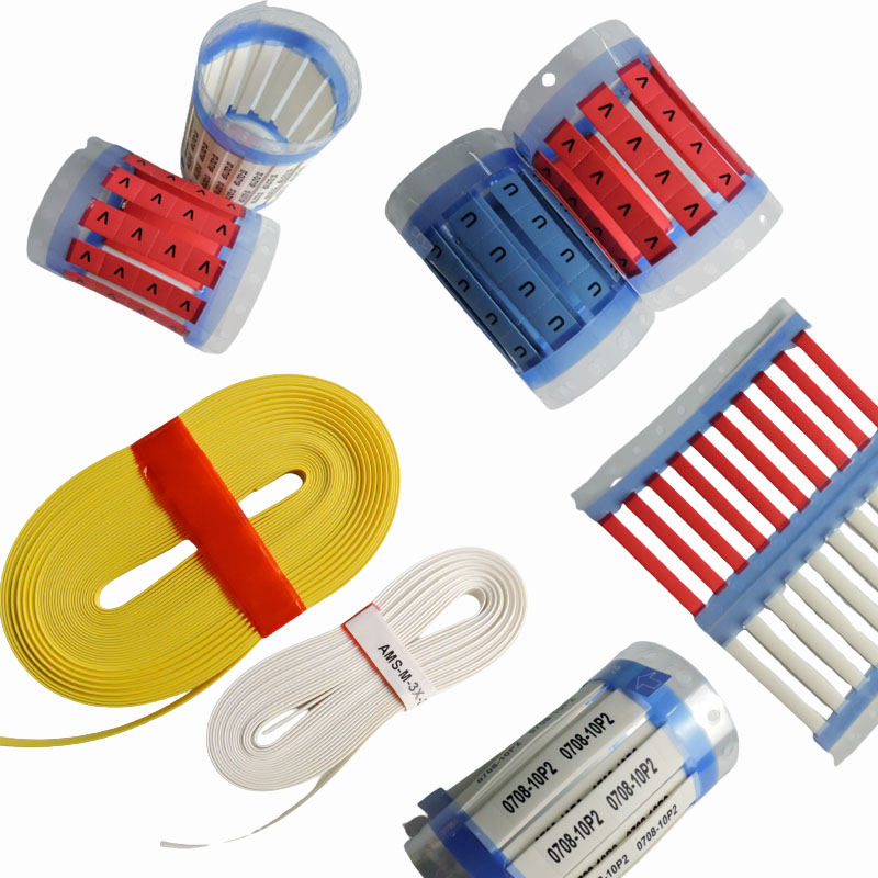 product electric cable marker label sleeve heat shrink tubing for identification cable marking-16