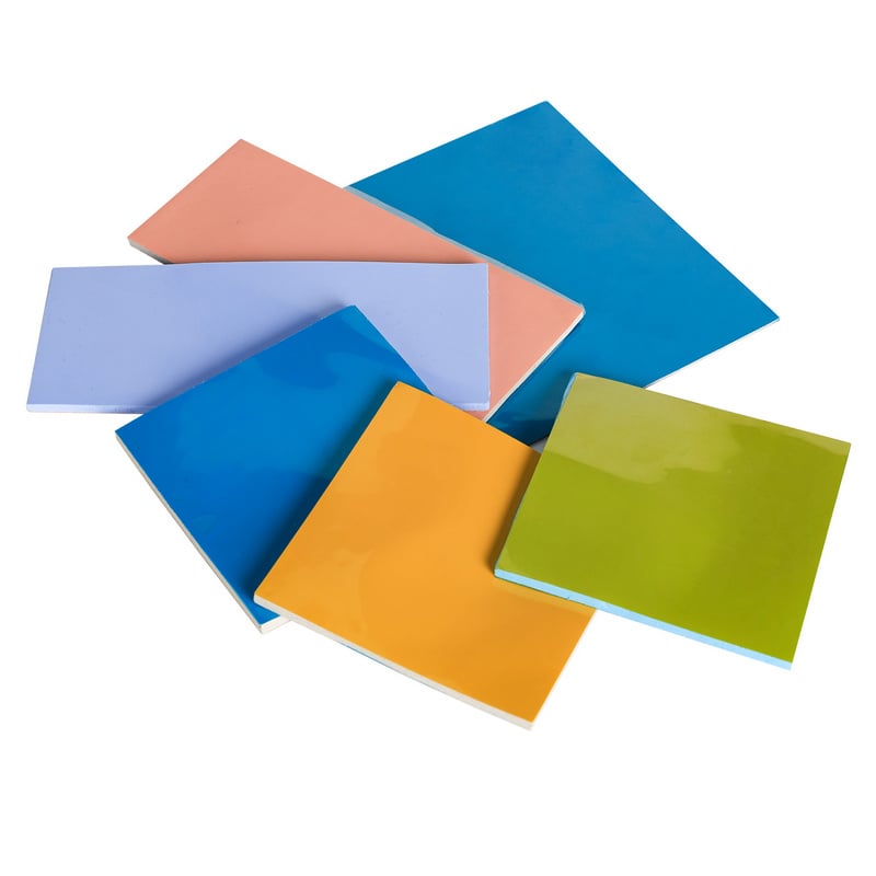 Flame Retardant Silicone Thermally Conductive Pad Custom Shape Thermal Conductive Silicone Pad factory
