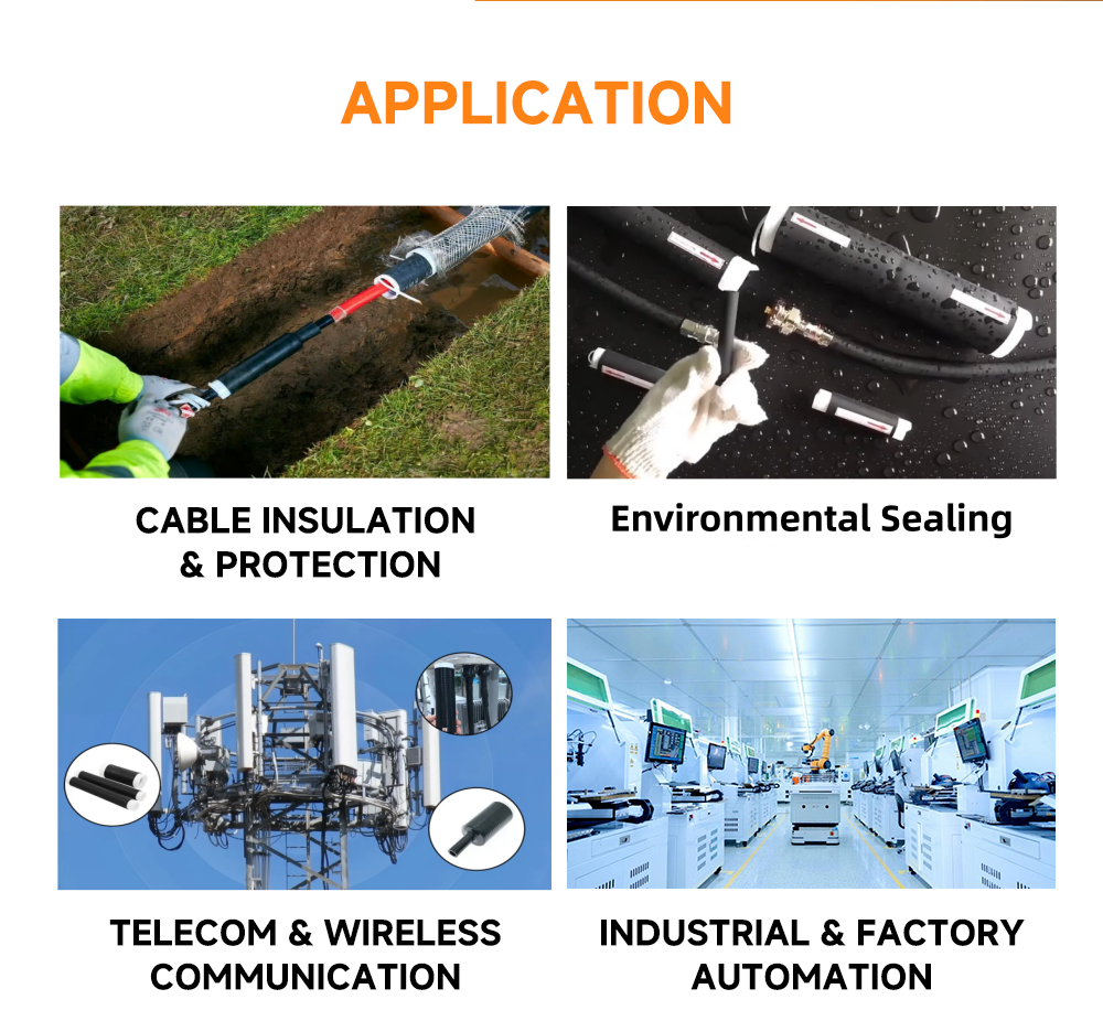 product silicone rubber cold shrink tubing for solar plants generation for connector mc4-35