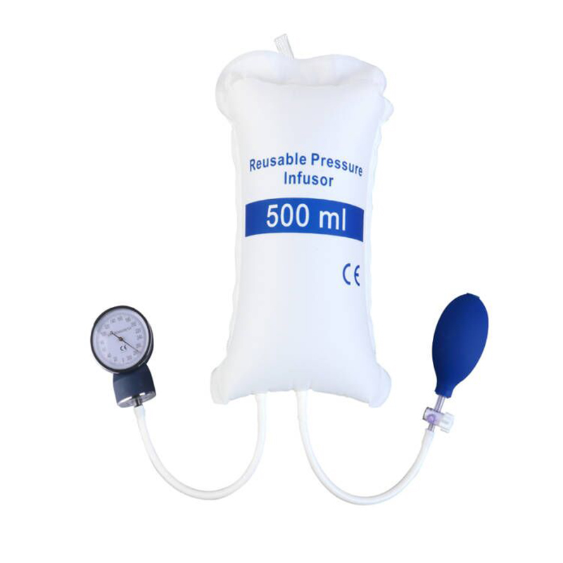 حقيبة محلول طبية تحت الضغط من American Hospital Supply – سعة 500 مل/1000 مل/3000 مل، كيس تقطير مع حامل الوريد مع صمام ثلاثي الاتجاهات أو صمام دوراني، إمدادات ومعدات طبية مع مؤشر لوني