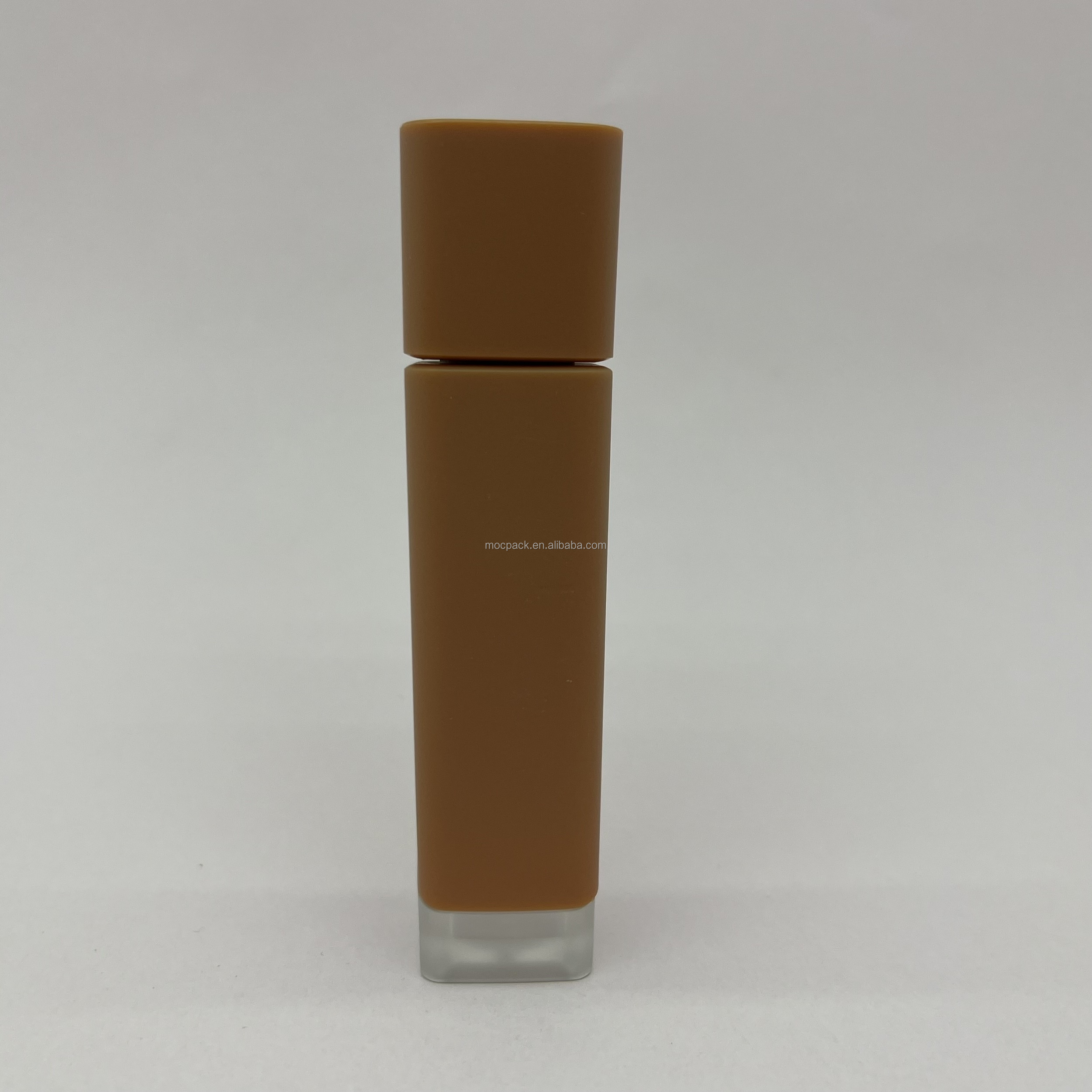 Hot sale 5ml square lip glaze tube matte liquid lipstick lip gloss tube with small brush head manufacture
