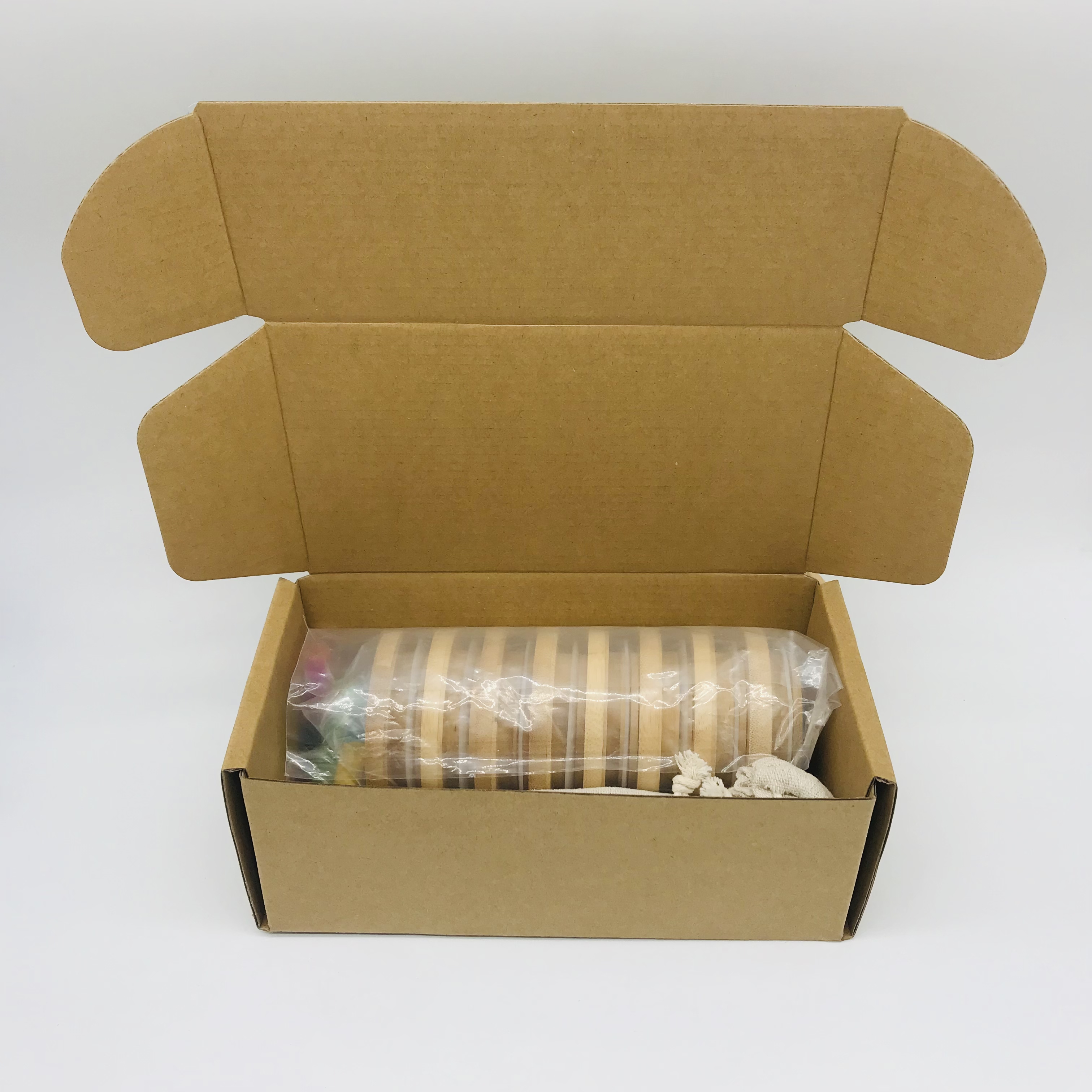 Hot sell bamboo jar lid bamboo lids with straw hole bamboo lids with stainless steel straw for mason jars supplier