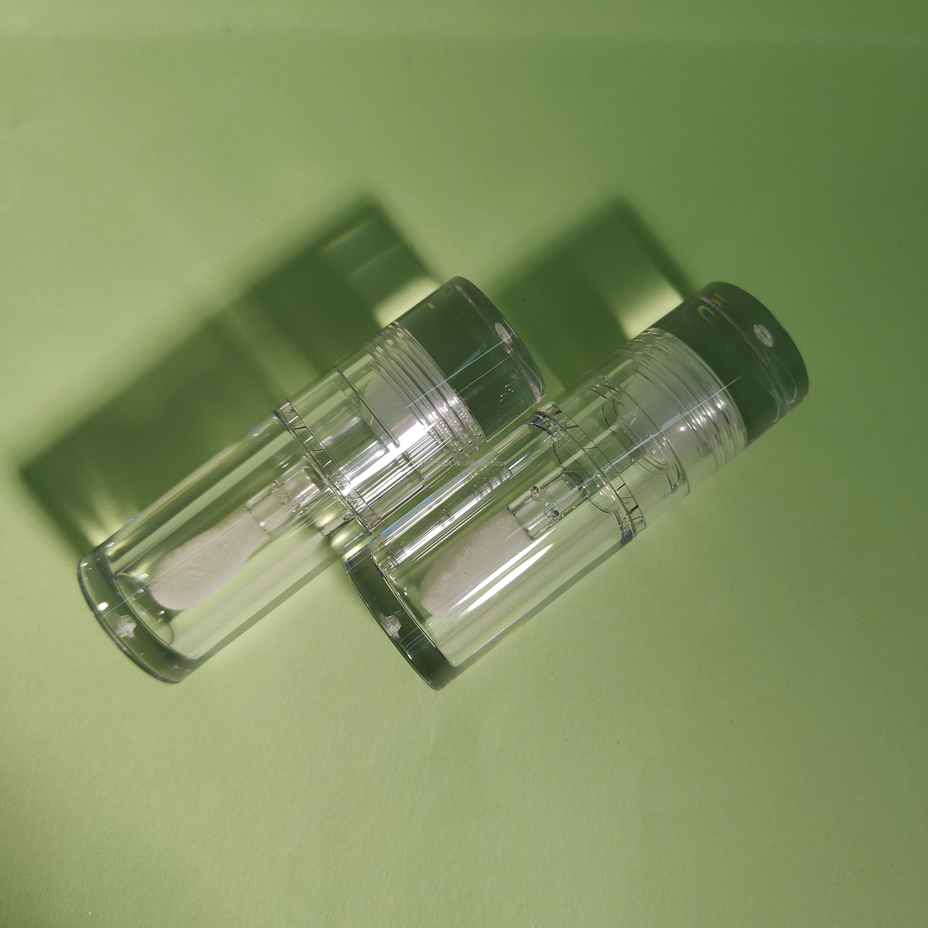 5.5ml hot sale Round plastic lip balm tube Clear lipstick tube Luxury high quality lip gloss tube manufacture