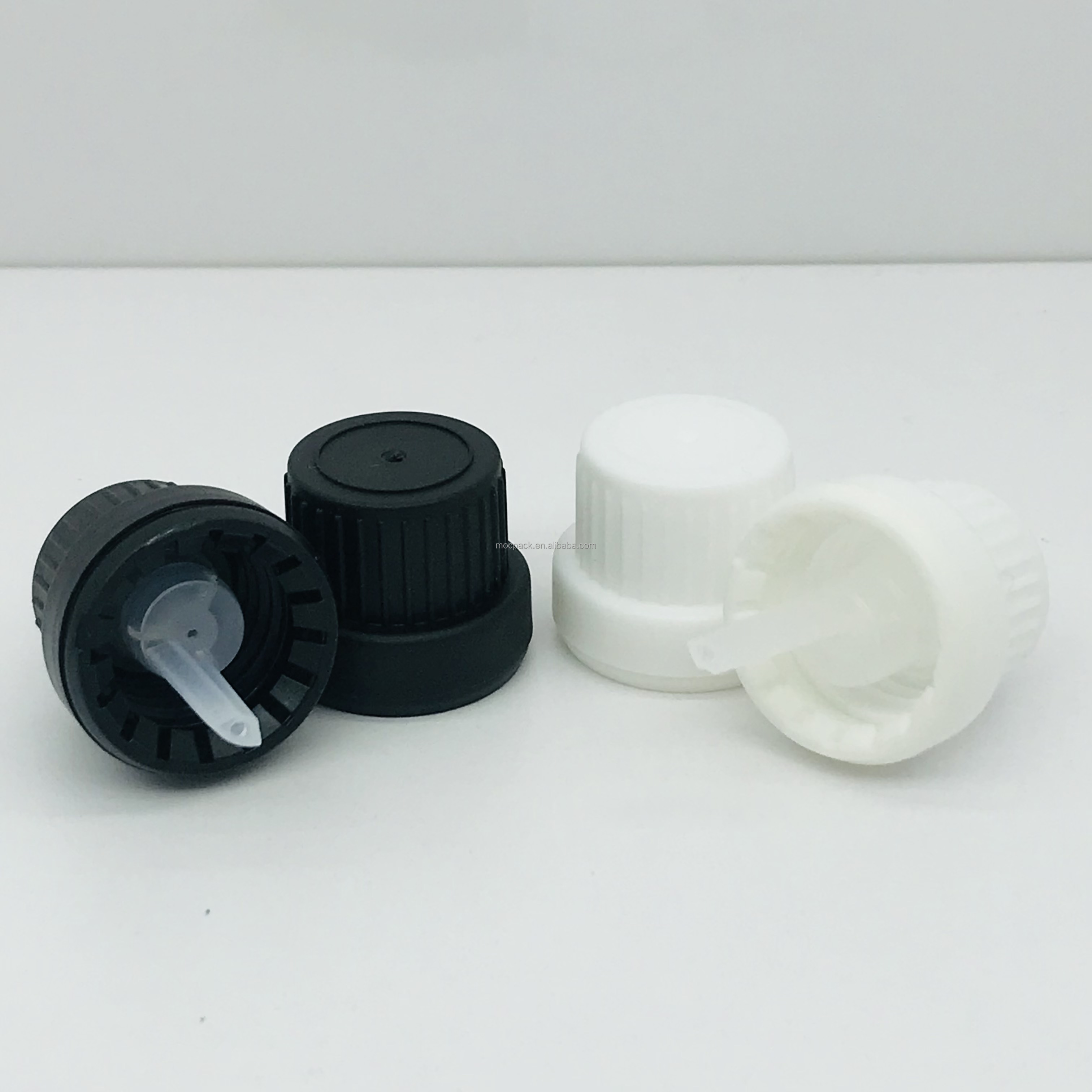 Wholesale 18mm dropper cap for essential oil bottle tamper proof cap with orifice reducer manufacture