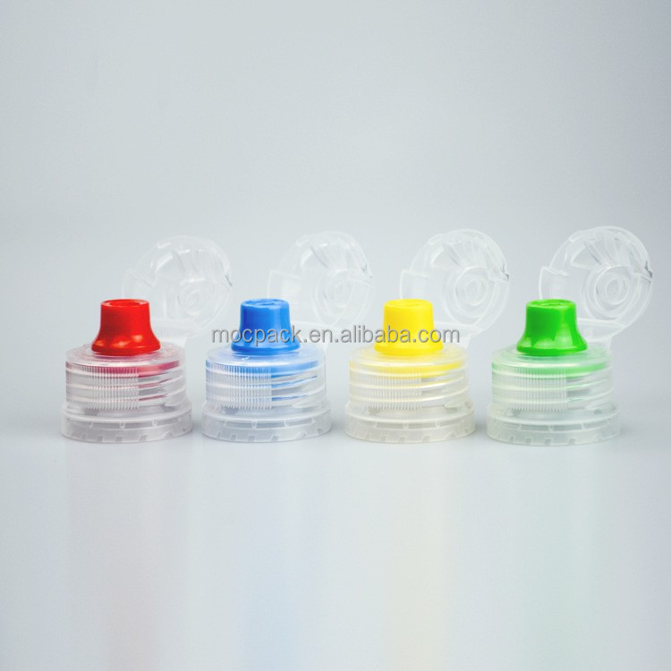 Wholesale 38mm 28mm plastic screw water bottle cap for glass bottle sports water bottle cap supplier
