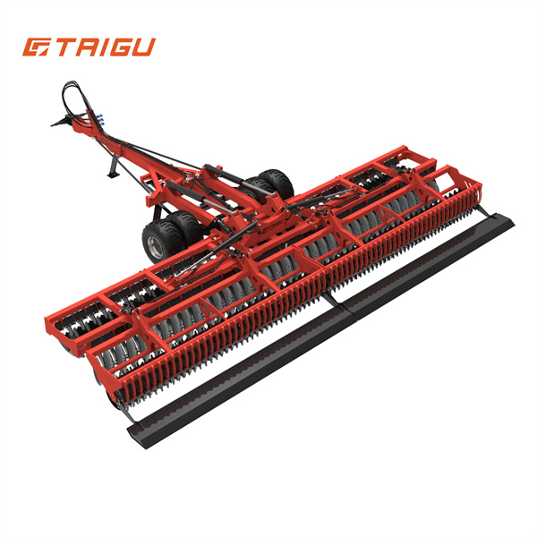Improve soil health and drainage by using a drag harrow for leveling