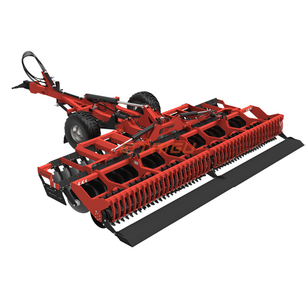 Increased productivity with a pull type disc harrow
