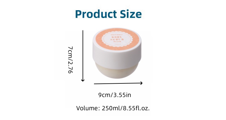 product oem 250ml custom private label vegan  moisturizing fruit exfoliating facial whitening scrub body scrub-3