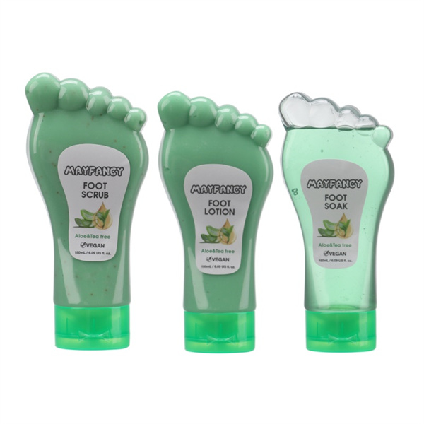 Elevate your self-care routine with our rejuvenating foot scrub and cream