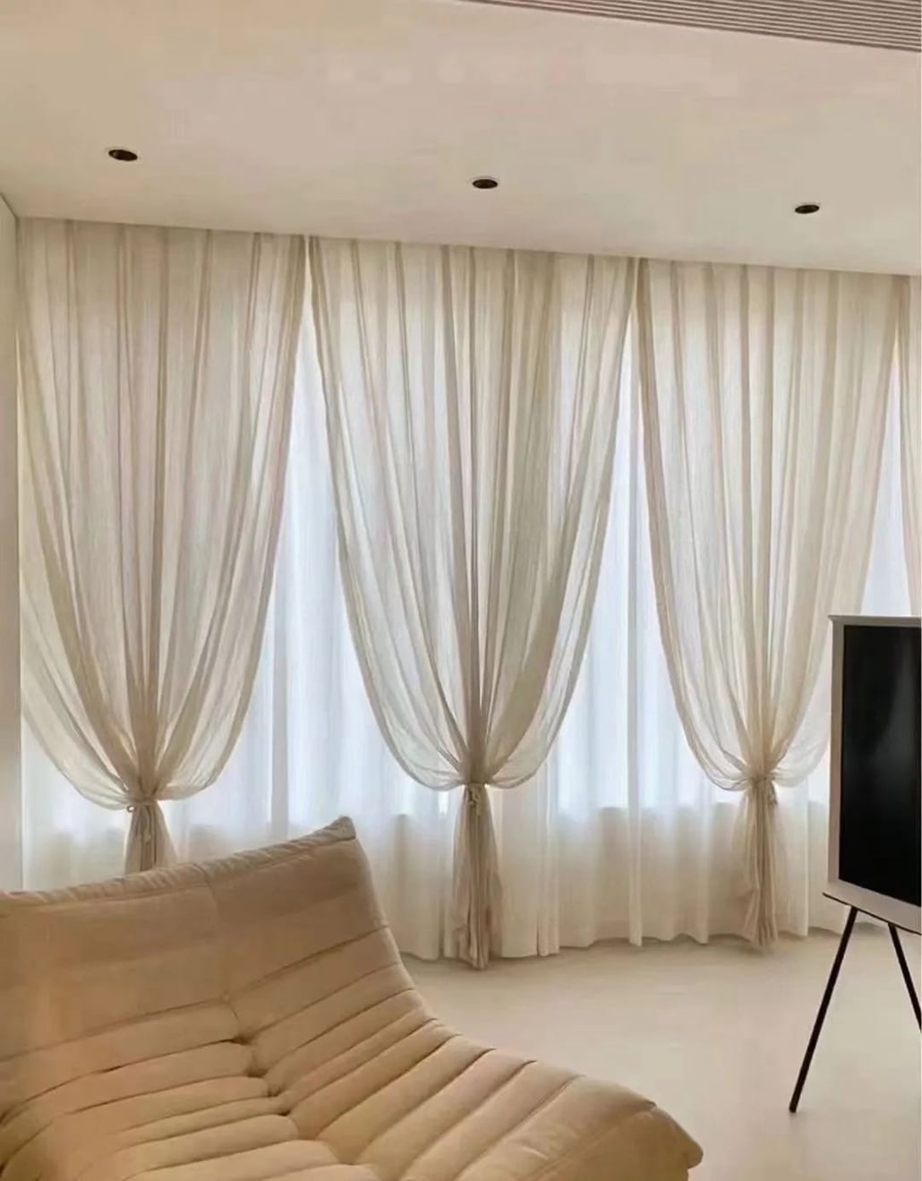 Foulola News:LJS /YHS/NYYMS# Sheer Curtain details