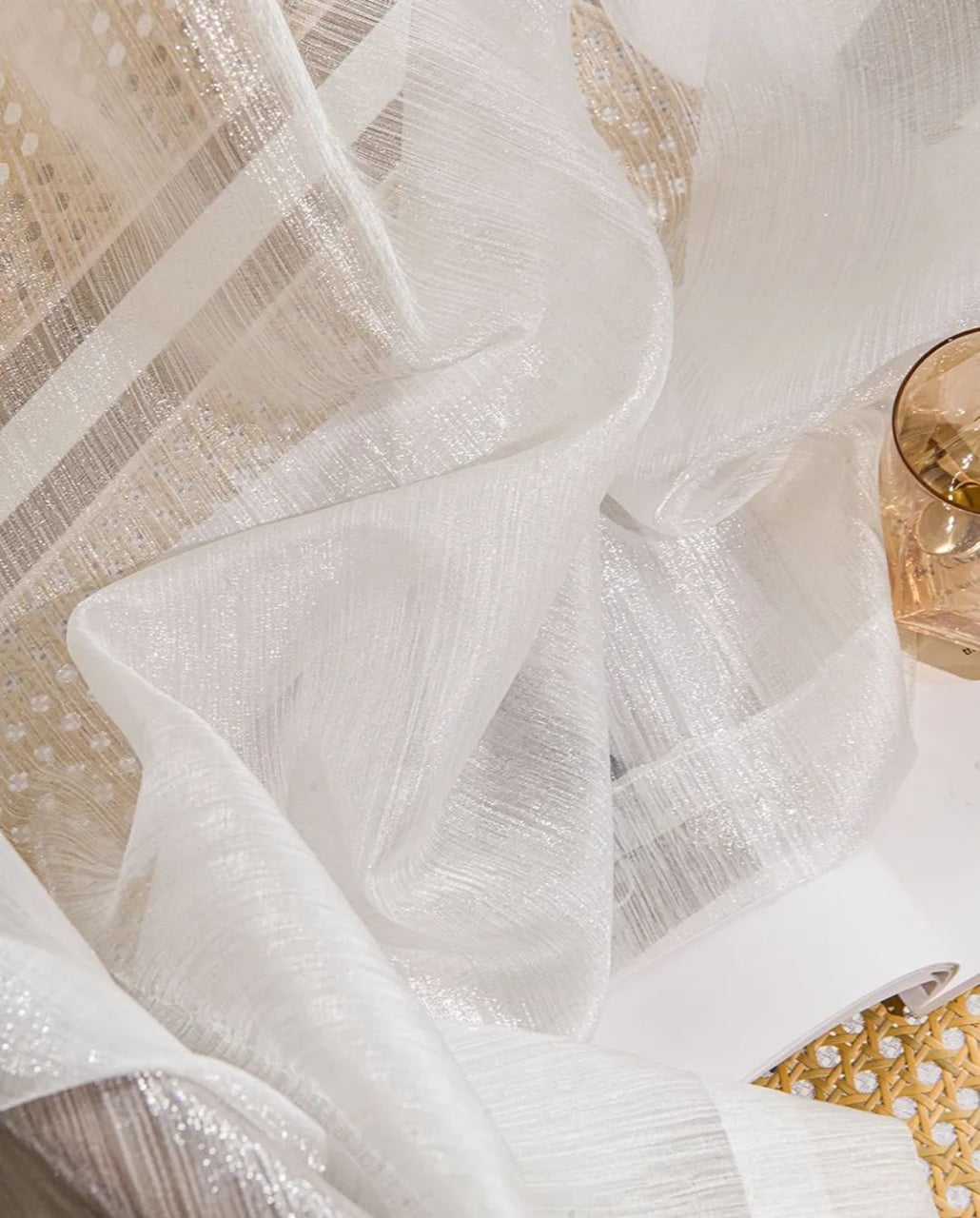 Foulola News:LJS /YHS/NYYMS# Sheer Curtain factory