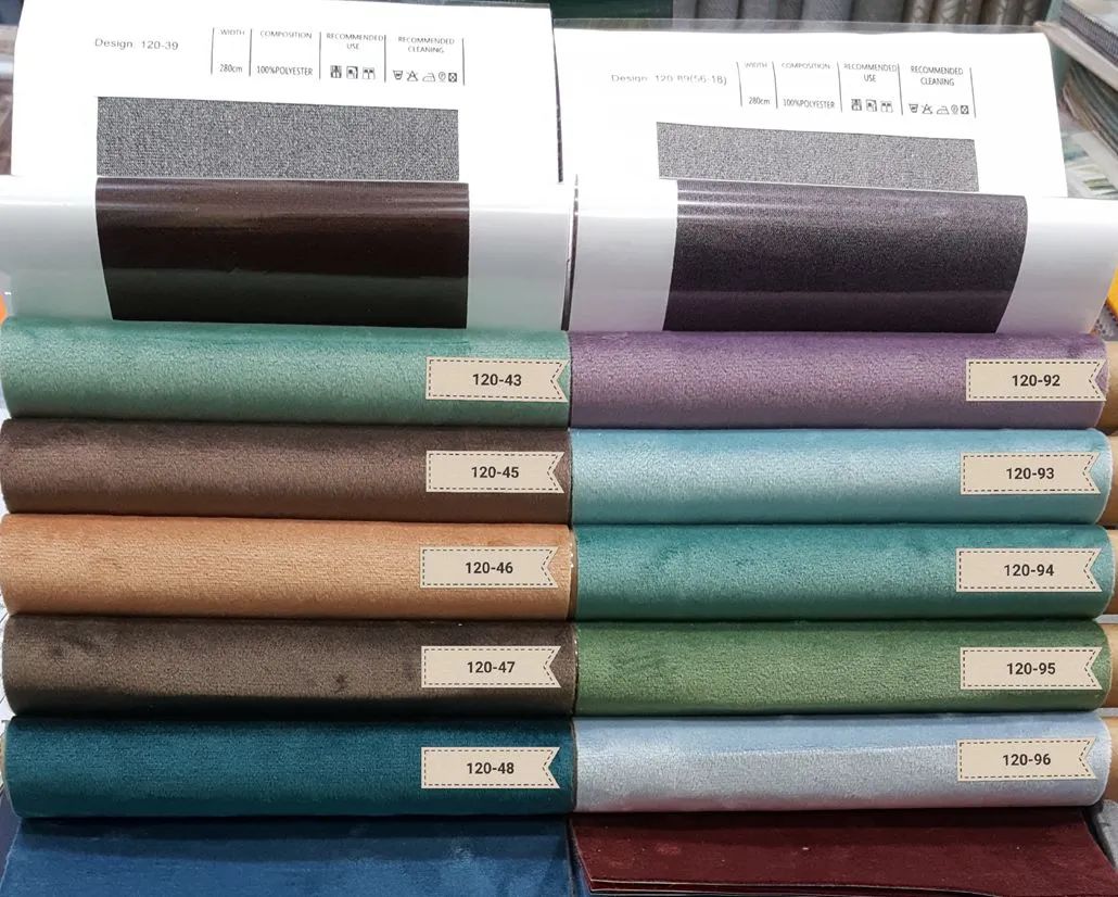 Foulola:120#Series Blackout dutch holland Velvet Curtain manufacture