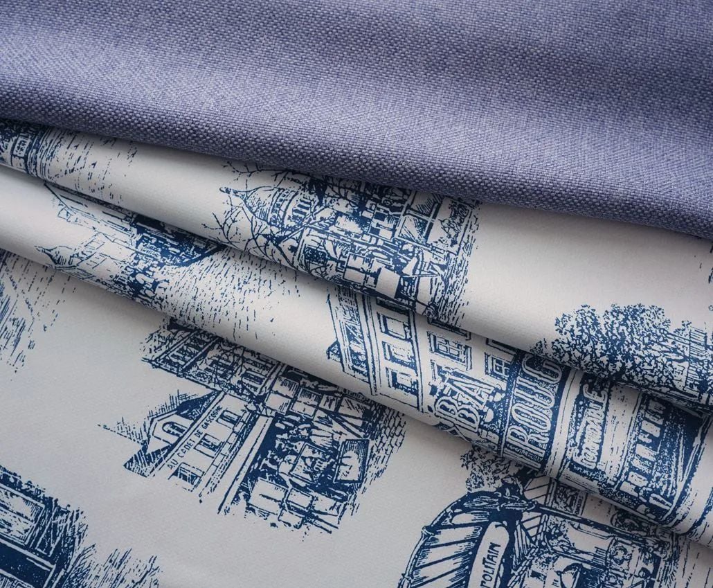 Foulola News:One Side Pure Linen,One Side Top Printed manufacture